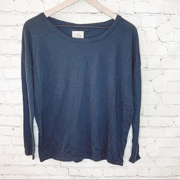 Chaser Long Sleeve Dolman Tee Blue Size Medium NWT - Picture 4 of 5